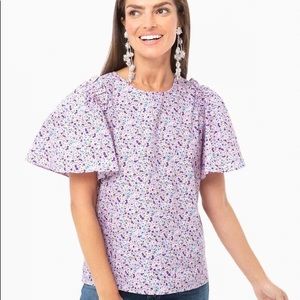 NWOT English Factory Purple Mollie Blouse